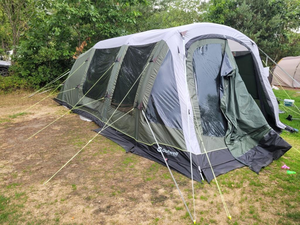 Outwell Parkdale 6PA Airtent - 6 persoons opblaasbare tent, Caravans en Kamperen, Tenten, Ophalen