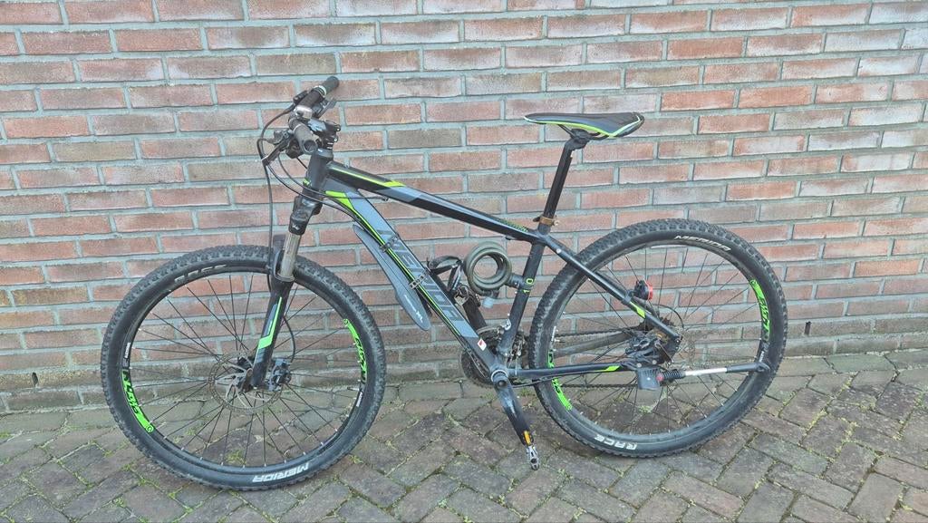 Merida Mountainbike 27.5 inch Zwart/Groen, Gebruikt, Hardtail, Heren, Merida
