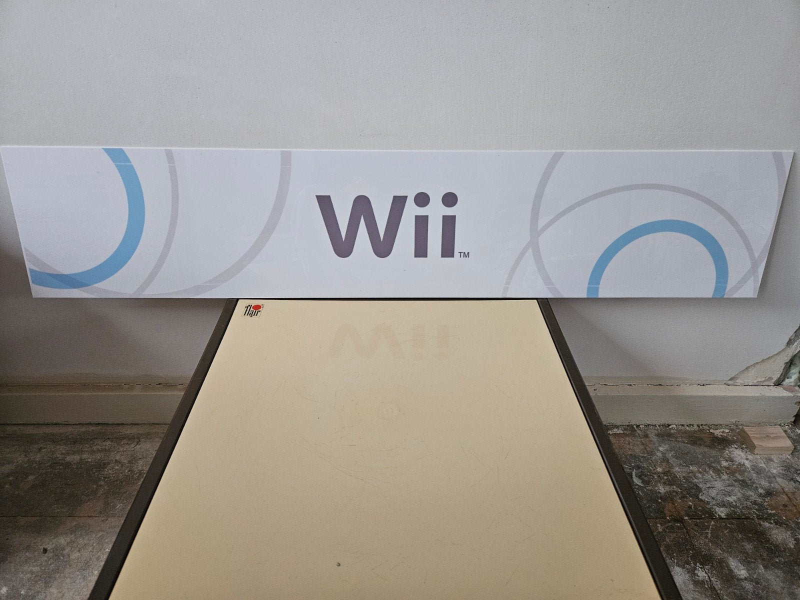 Uniek Nintendo Wii Merchandise Bord - Display Item, Spelcomputers en Games, Ophalen of Verzenden, Gebruikt, Zonder controller
