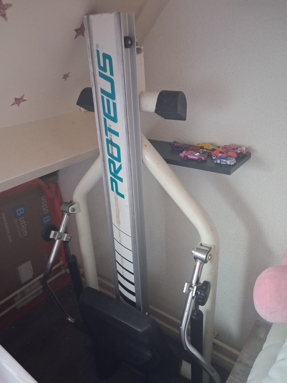 roei-trainer, Sport en Fitness, Ophalen, Gebruikt, Metaal, Roeitrainer
