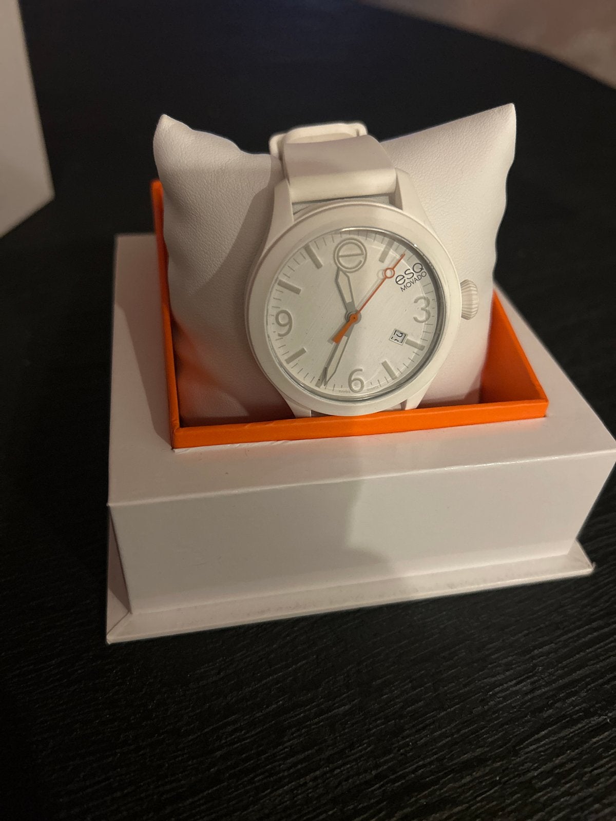 ESQ Movado "One" Luxe Designhorloge – Wit Siliconen (Unisex), Sieraden, Tassen en Uiterlijk, Overige merken, Kunststof, Polshorloge