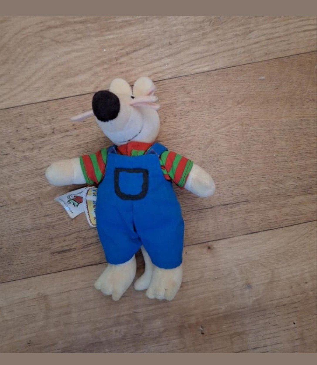 Maisy Muis knuffel met tuinbroek en gestreept shirt, Kinderen en Baby's, Speelgoed | Knuffels en Pluche, Muis, Overige merken