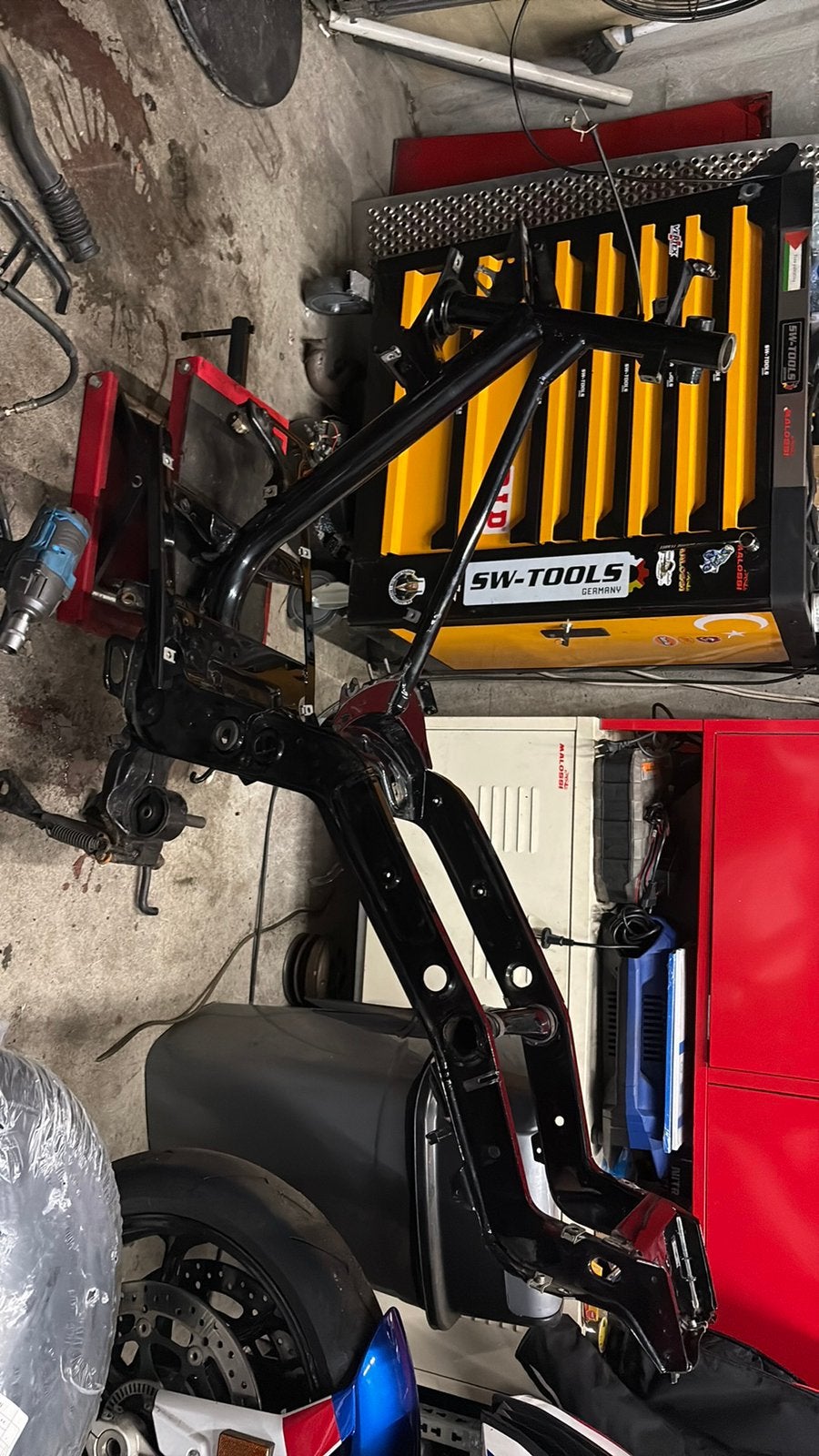 Gilera Runner 125cc frame (Duits) met extra frame, Ophalen of Verzenden, Gebruikt, Frame