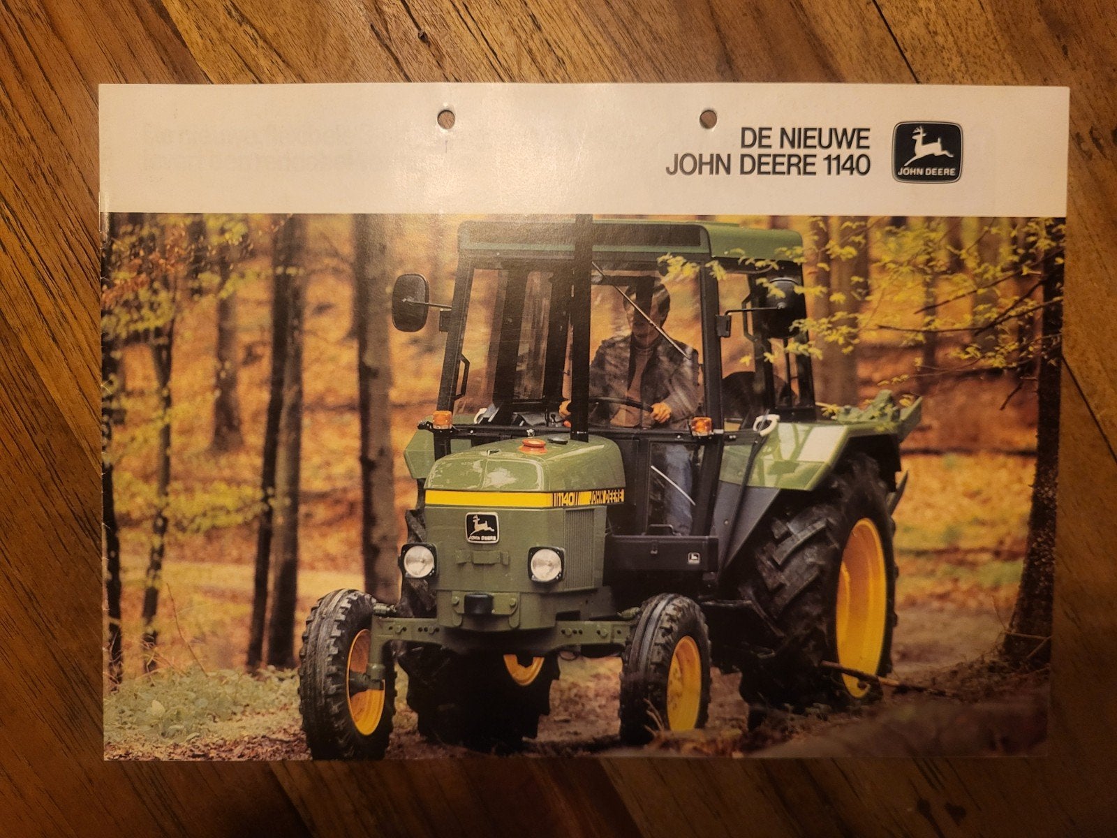tractor folder John Deere 1140 trekker, Ophalen of Verzenden