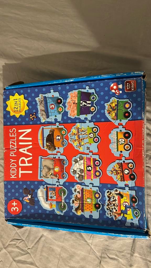 Leren tellen puzzel, Ophalen of Verzenden, Meer dan 50 stukjes, Gebruikt, 2 tot 4 jaar