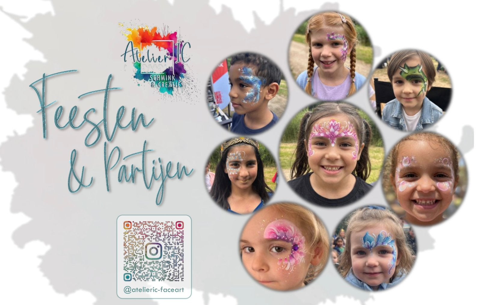 Schmink & fineart - feesten & partijen, Ophalen, Nieuw, Overige