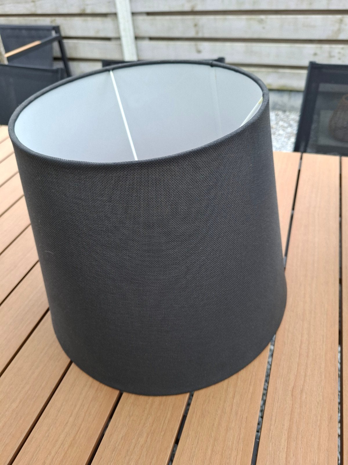Zwarte lampekap, Huis en Inrichting, Lampen | Lampenkappen, Ophalen, Zwart, Rond, 30 cm