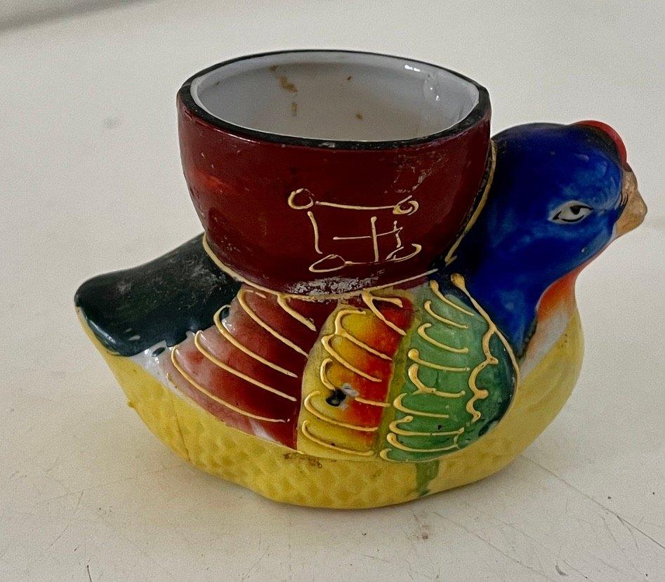 Vogeltje eierdop, Huis en Inrichting, Keuken | Servies, Ophalen of Verzenden, Porselein, Overige stijlen, Overige typen