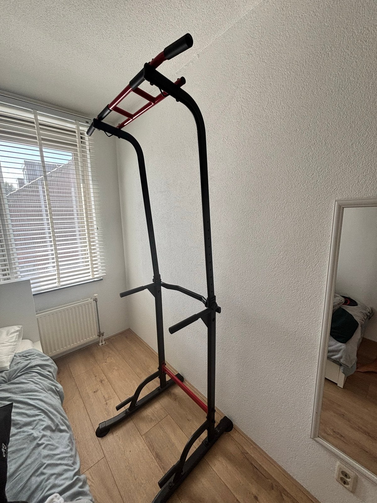 Oprekstang / Power Tower voor thuisgym, Sport en Fitness, Ophalen, Gebruikt, Armen, Oprekstang