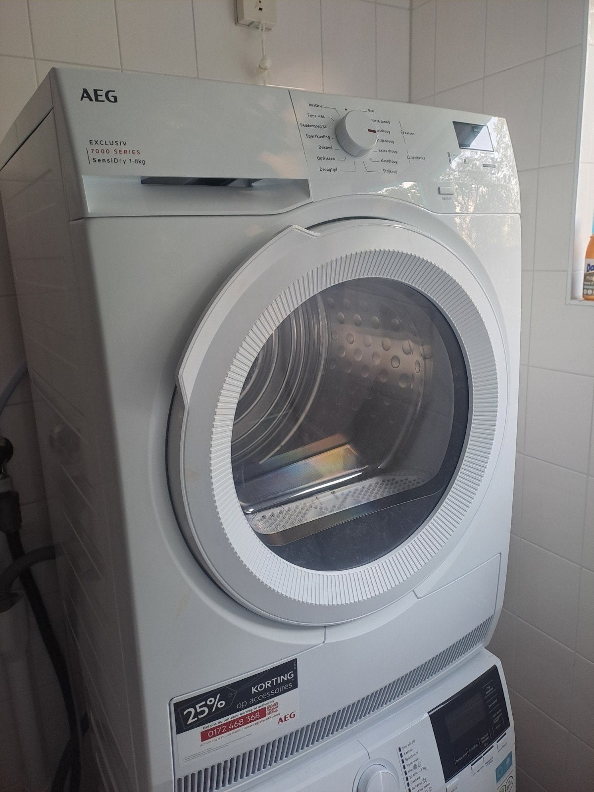 Z.G.A.N. Droger, wasmachine en droger, Witgoed en Apparatuur, Ovens, Ophalen of Verzenden, Zo goed als nieuw