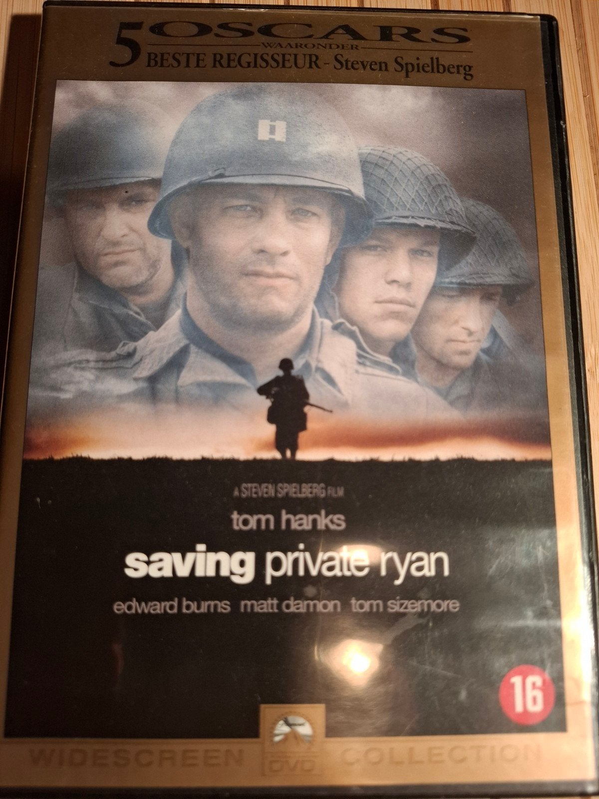 Saving Private Ryan - DVD (Steven Spielberg, Tom Hanks), Gebruikt, Vanaf 16 jaar, Verzenden, Inclusief doosje