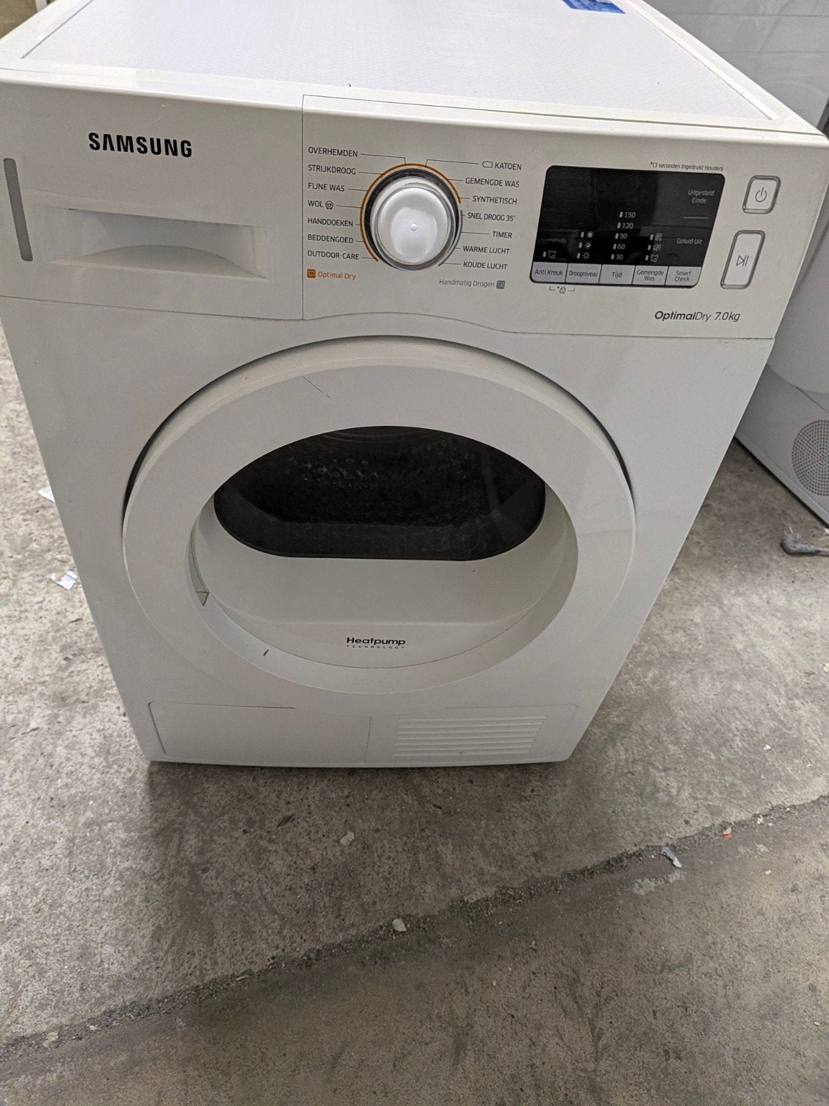 Zeer nette Samsung warmtepomp droger OptimaDry 7.0kg, Witgoed en Apparatuur, Ophalen, 6 tot 8 kg, Overige typen, Zo goed als nieuw