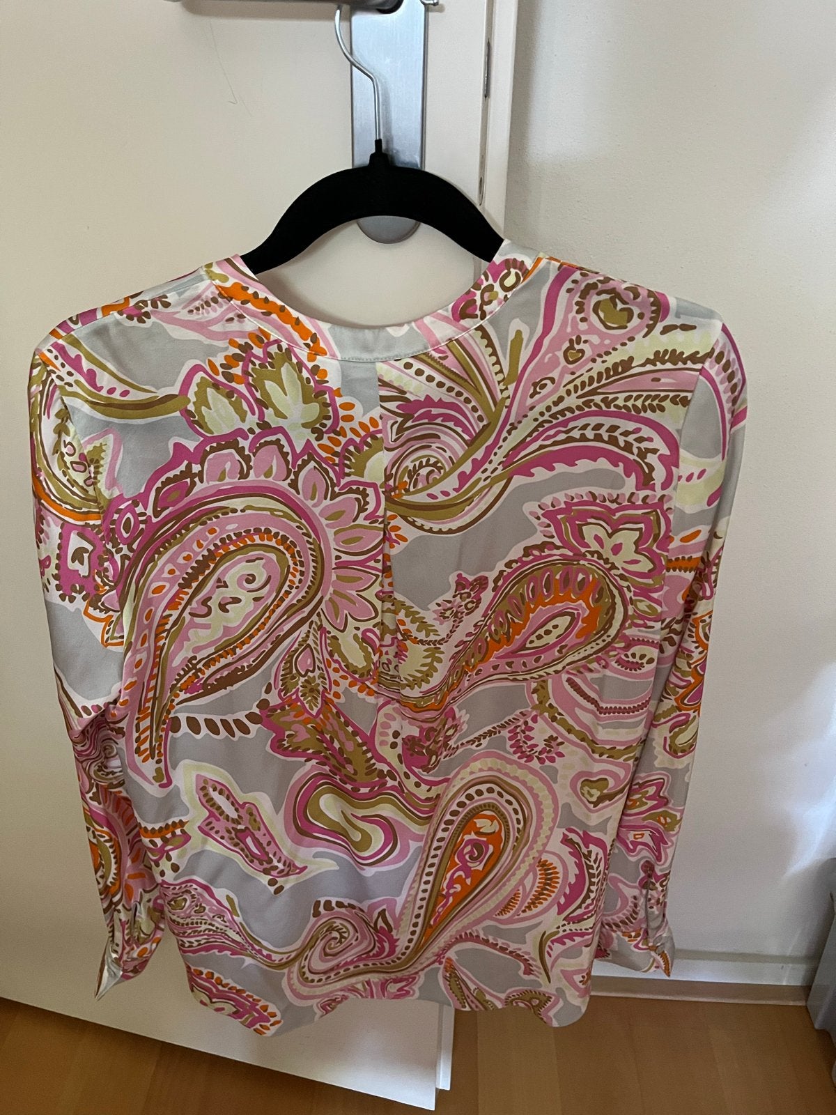 Zijde blouse met paisley print - Herzen's Angelegenheit, Kleding | Dames, Ophalen of Verzenden, Zo goed als nieuw, Maat 36 (S)