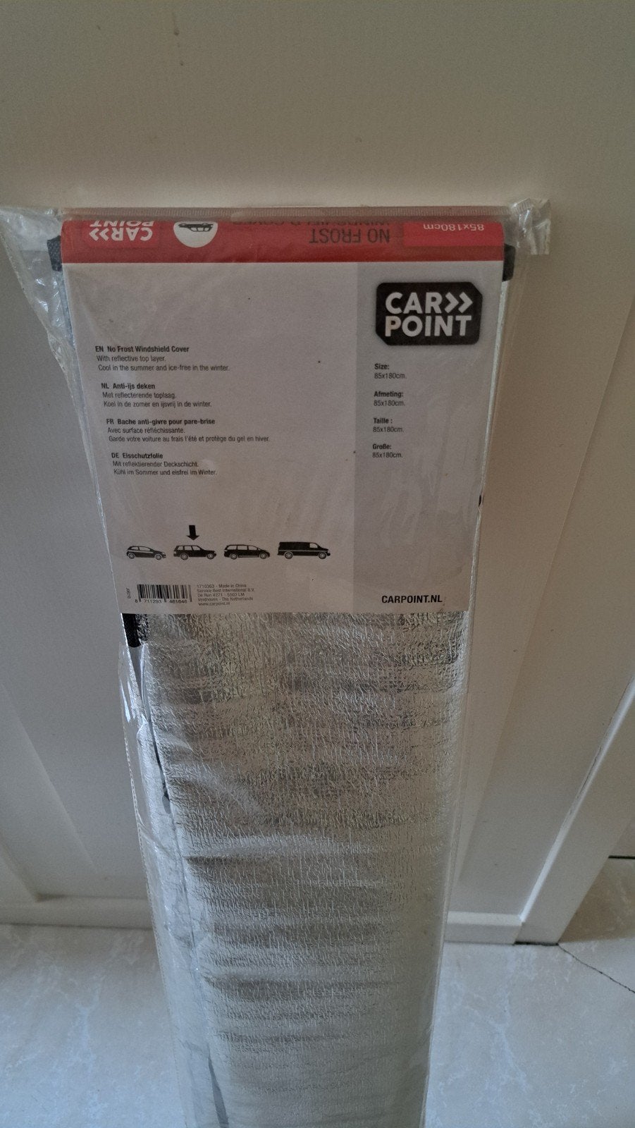 Carpoint Anti-ijs deken / Voorruitbescherming 85x180cm, Ophalen, Nieuw