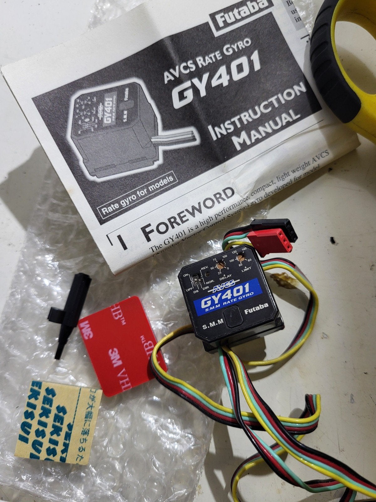 Nieuwe Futaba Gyro GY401 met Stel Sleutel en Boekje, Ophalen of Verzenden