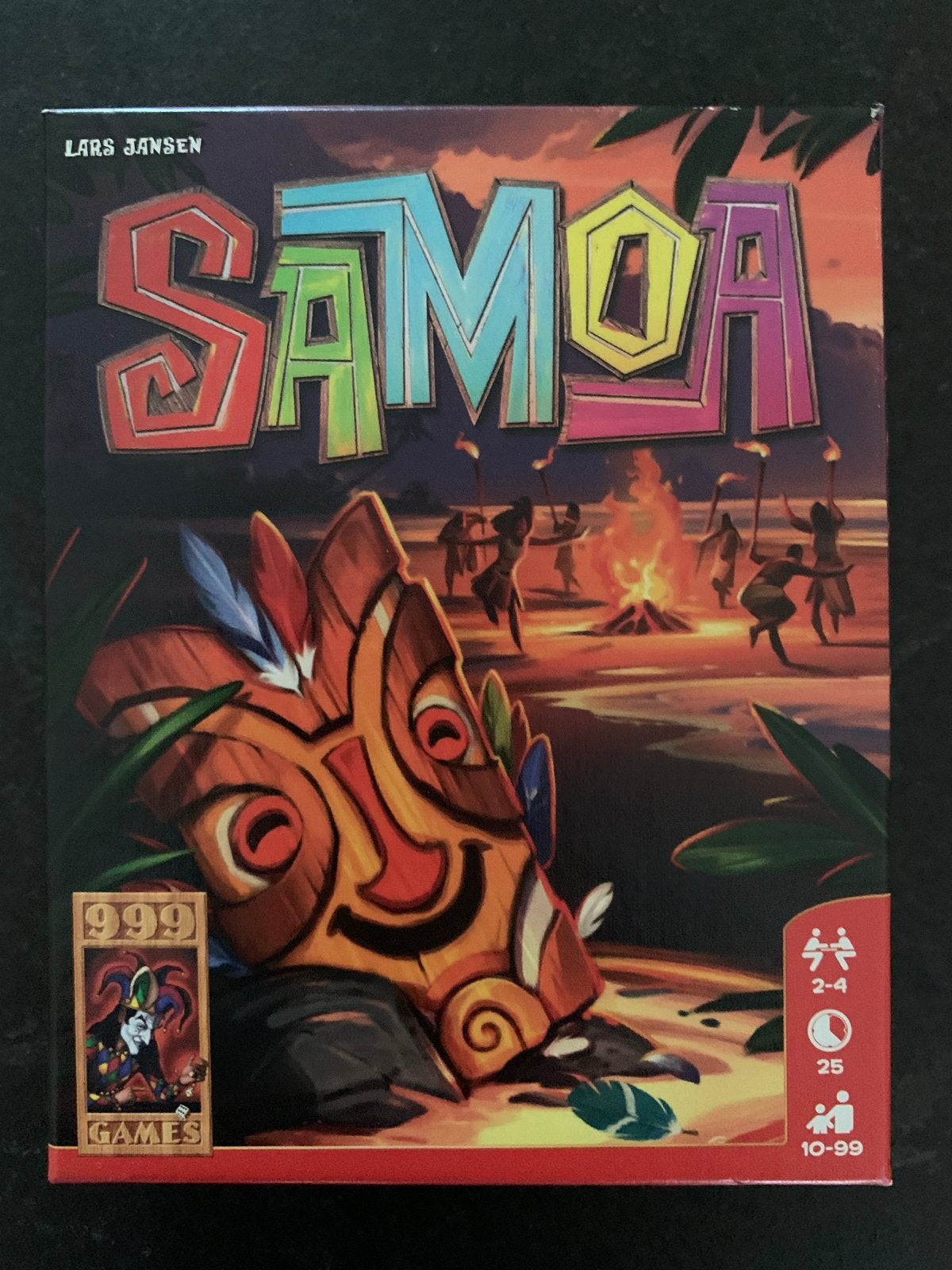 Samoa Kaartspel 999 Games, Drie of vier spelers, Verzenden, Zo goed als nieuw