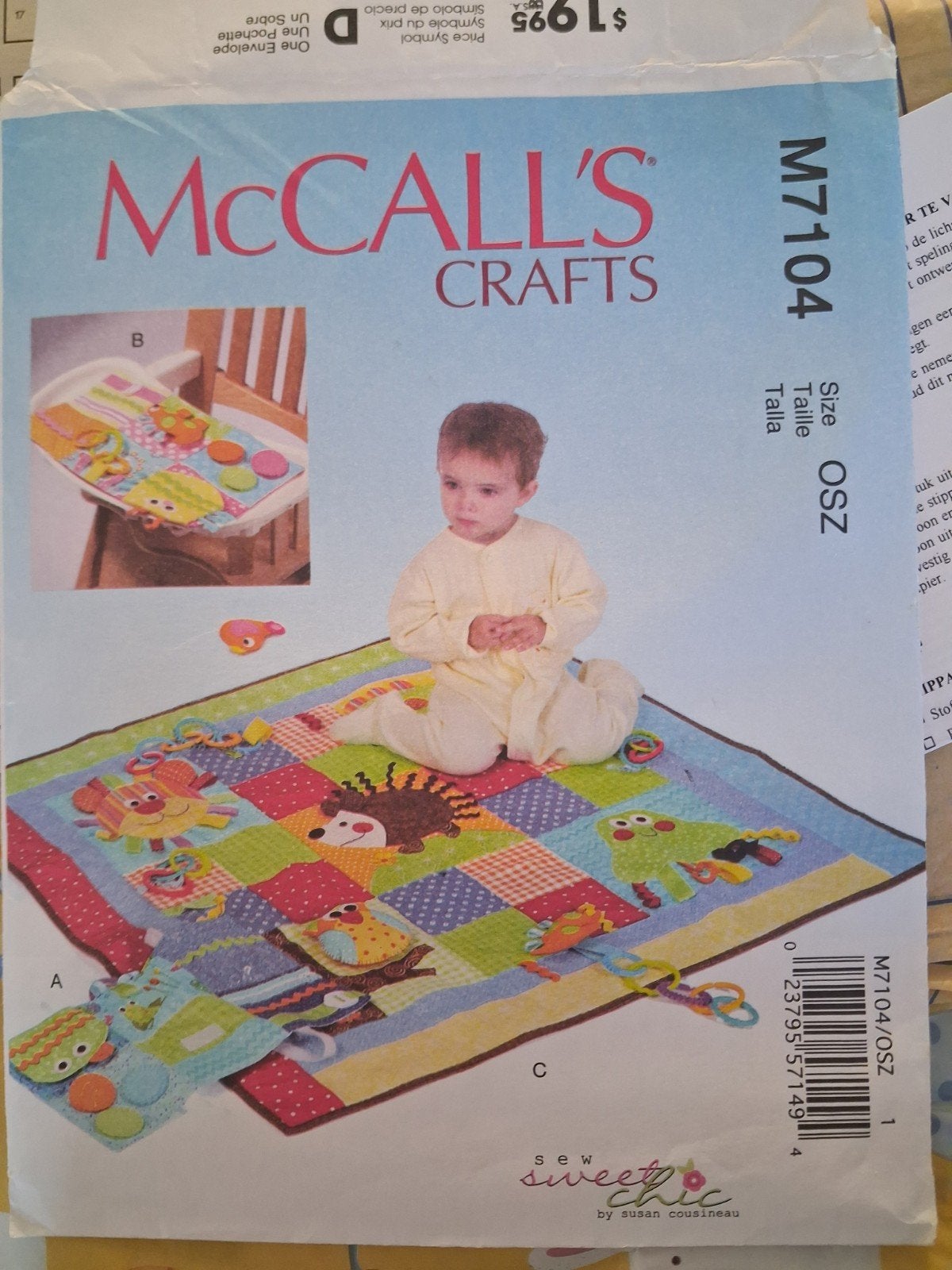 Naaipatroon speelkleed McCall's, Overige merken, Overige typen, Kind, Ophalen of Verzenden