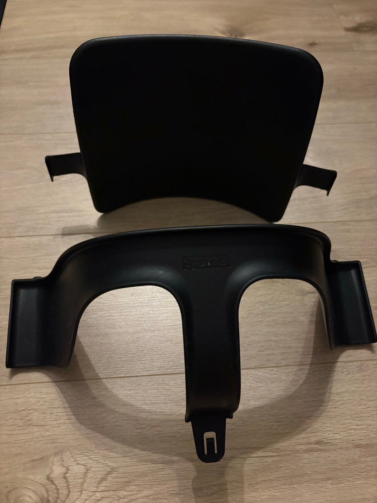 Stokke Tripp Trapp Babyset - Zwart, Kinderen en Baby's, Kinderstoelen, Ophalen of Verzenden, Zo goed als nieuw, Meegroeistoel