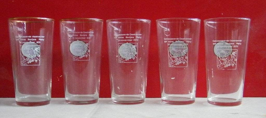 Amstel bier glazen, Verzamelen, Biermerken, Ophalen, Zo goed als nieuw, Glas of Glazen, Amstel