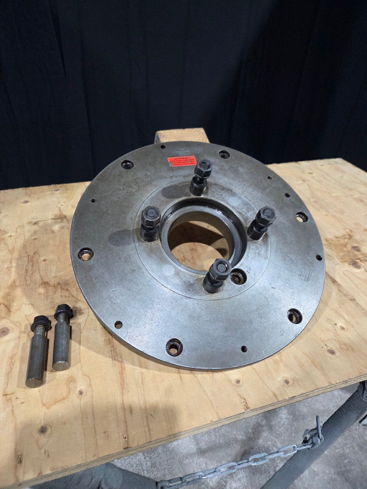 Camlock D1-6 Adapterplaat Ø 315 mm (Tussenflens / Backplate, Ophalen, Gebruikt, Overige typen