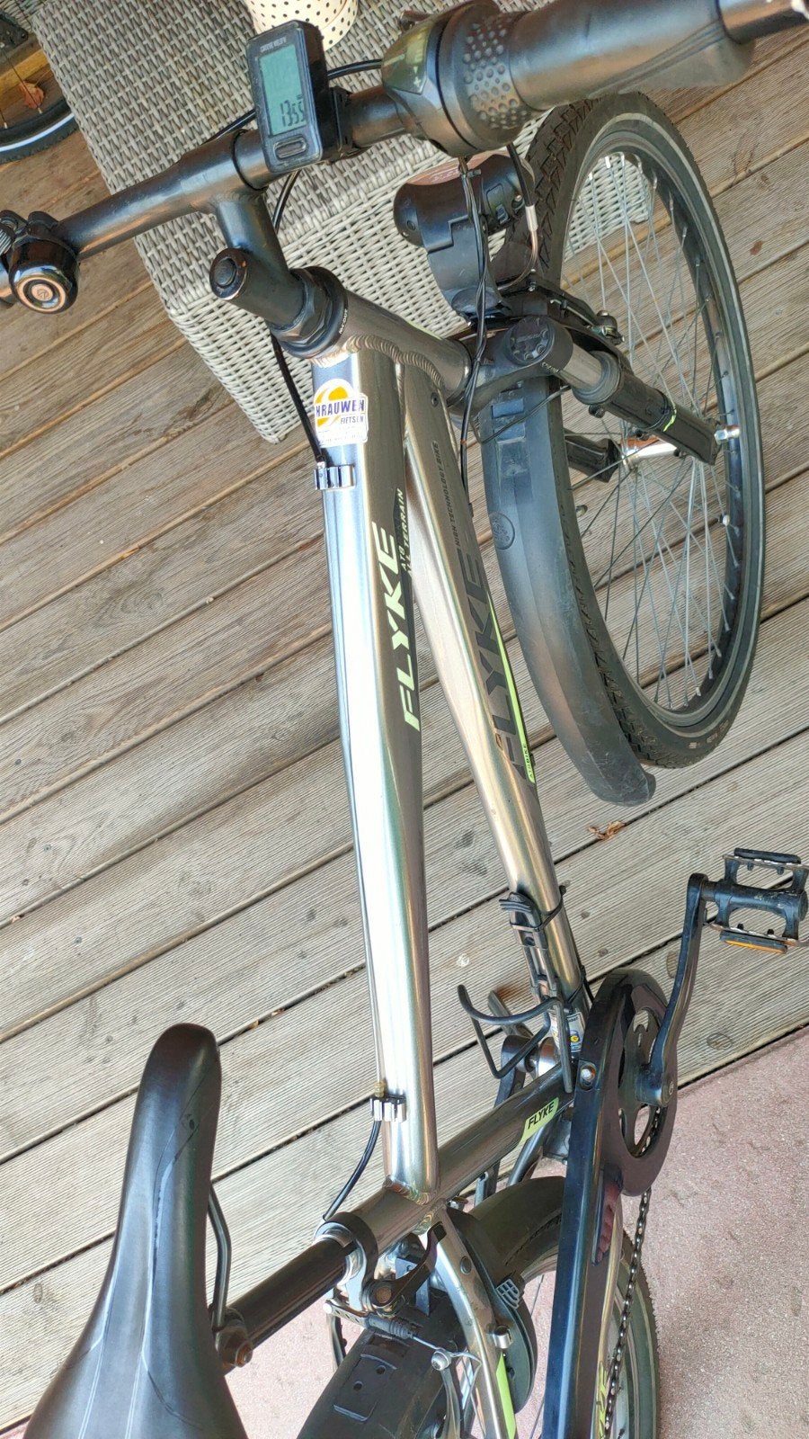 Stoere Flyke atb jongensfiets., Gebruikt, Ophalen, Overige merken, Terugtraprem