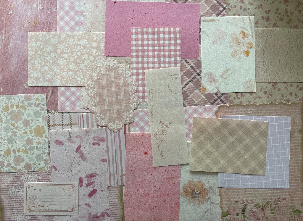 Scrapbooking roze thema papier, Hobby en Vrije tijd, Verzenden, Nieuw, Papier of Karton