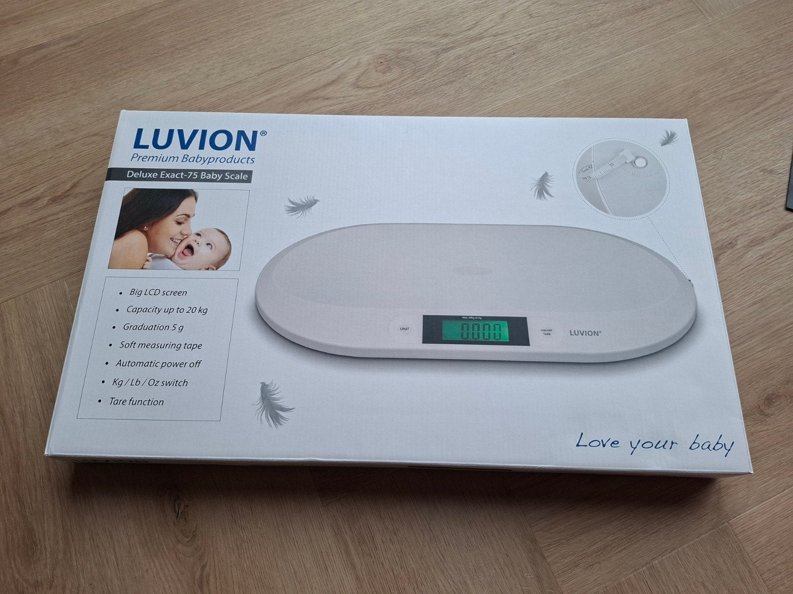 Luvion Deluxe Exact-75 Babyweegschaal, Witgoed en Apparatuur, Weegschalen, Ophalen, Gebruikt, Digitaal, Overige typen