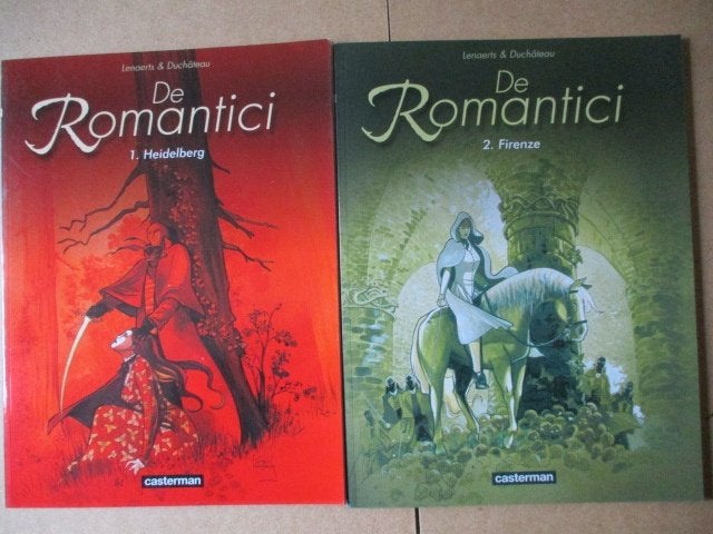 w0255 de romantici 1 t/m 3, Meerdere stripboeken, Ophalen, Gelezen