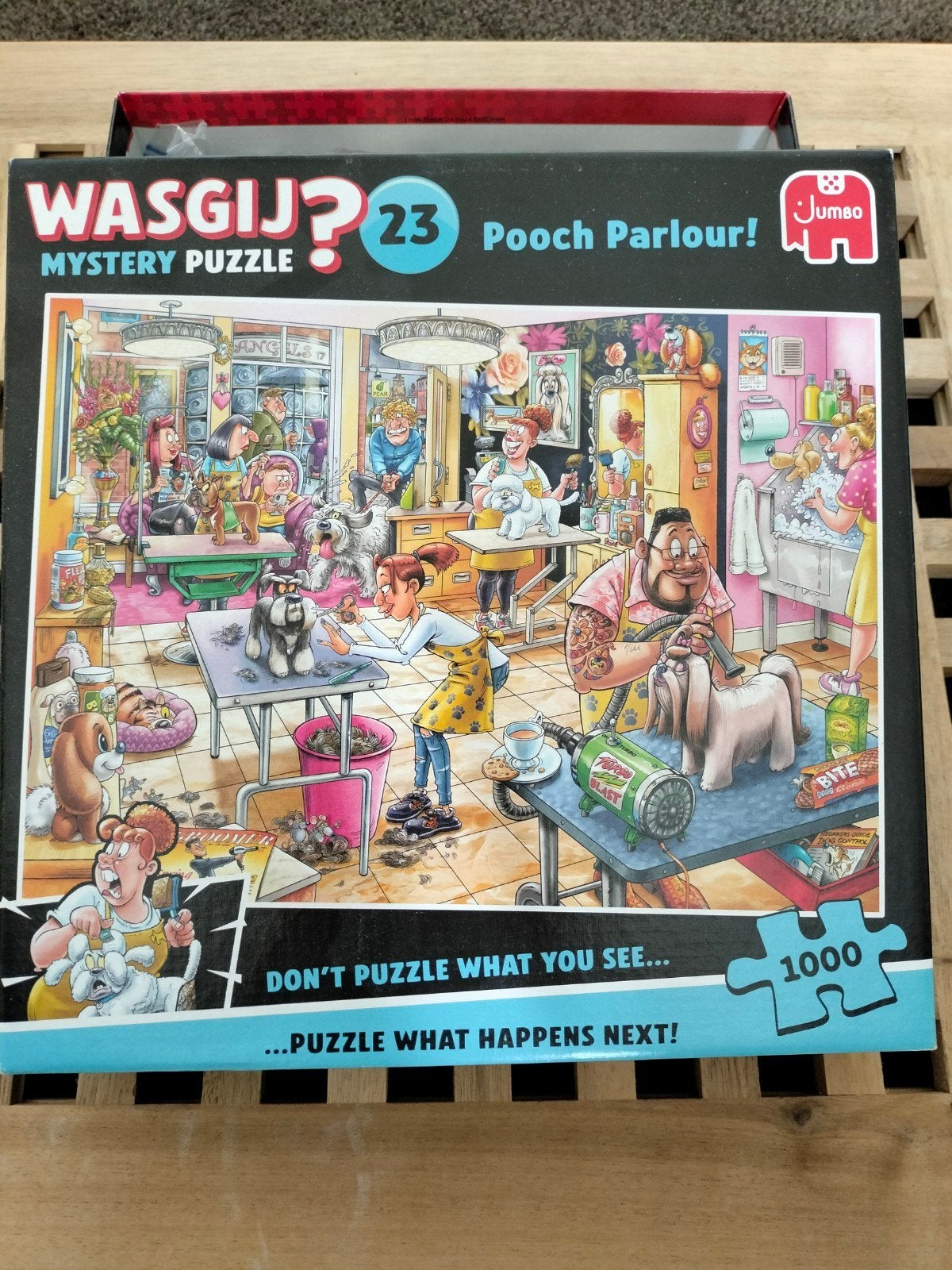wasgij puzzels, nummer 23, 3 en 2, Ophalen, 500 t/m 1500 stukjes, Zo goed als nieuw