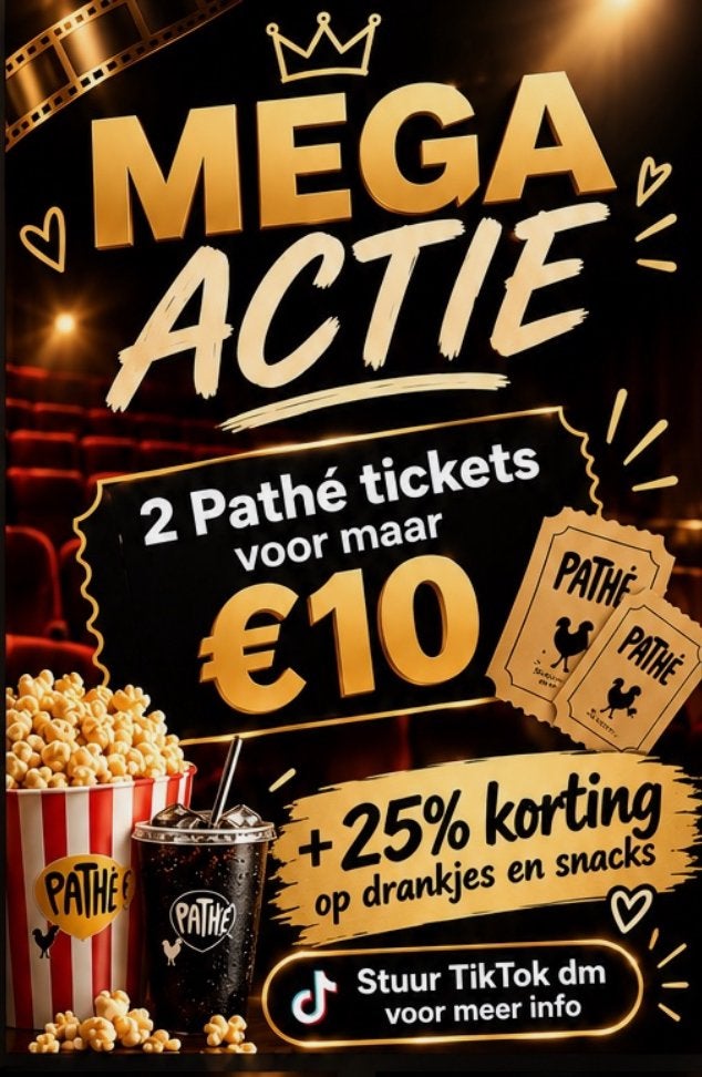 Pathe kaartjes, Tickets en Kaartjes, Twee personen