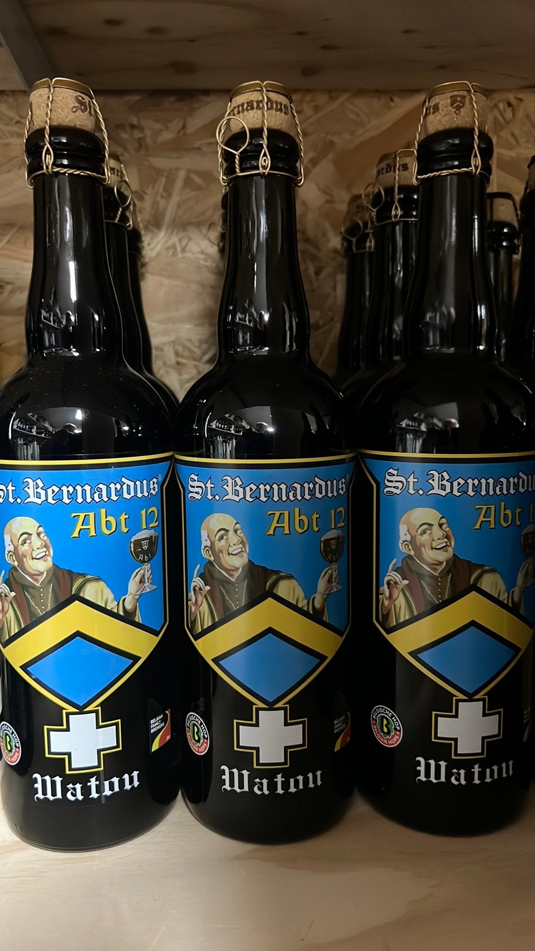9 flessen ST. Bernardus ABT 12  al enkel jaren gerijpt! 2024, Ophalen of Verzenden, Nieuw, Flesje(s), Overige merken