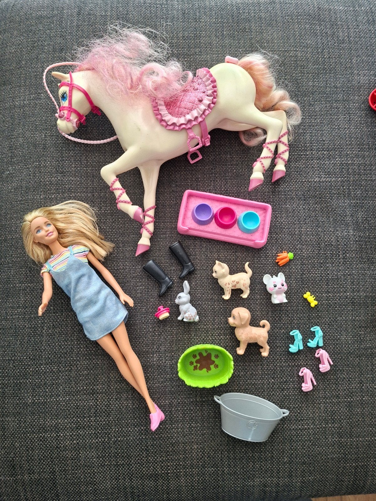 Barbie dierenverzorger en paard, Ophalen of Verzenden, Gebruikt, Barbie