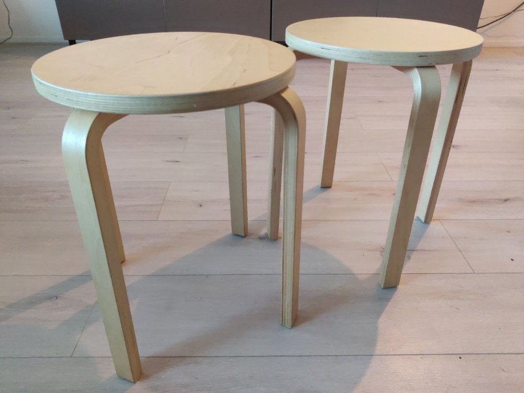 2 Frosta Krukjes IKEA in nette staat, zgan, Ophalen of Verzenden, Zo goed als nieuw, Hout