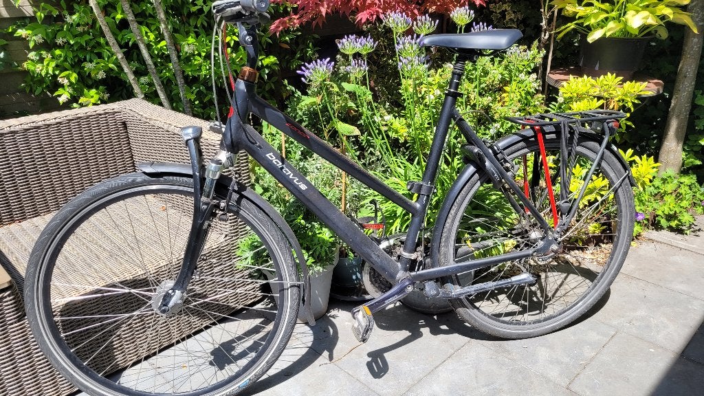 te koop damesfiets Batavus Zonar Comfort, zwart mat, 56 cm of meer, Ophalen, Gebruikt, Overige merken