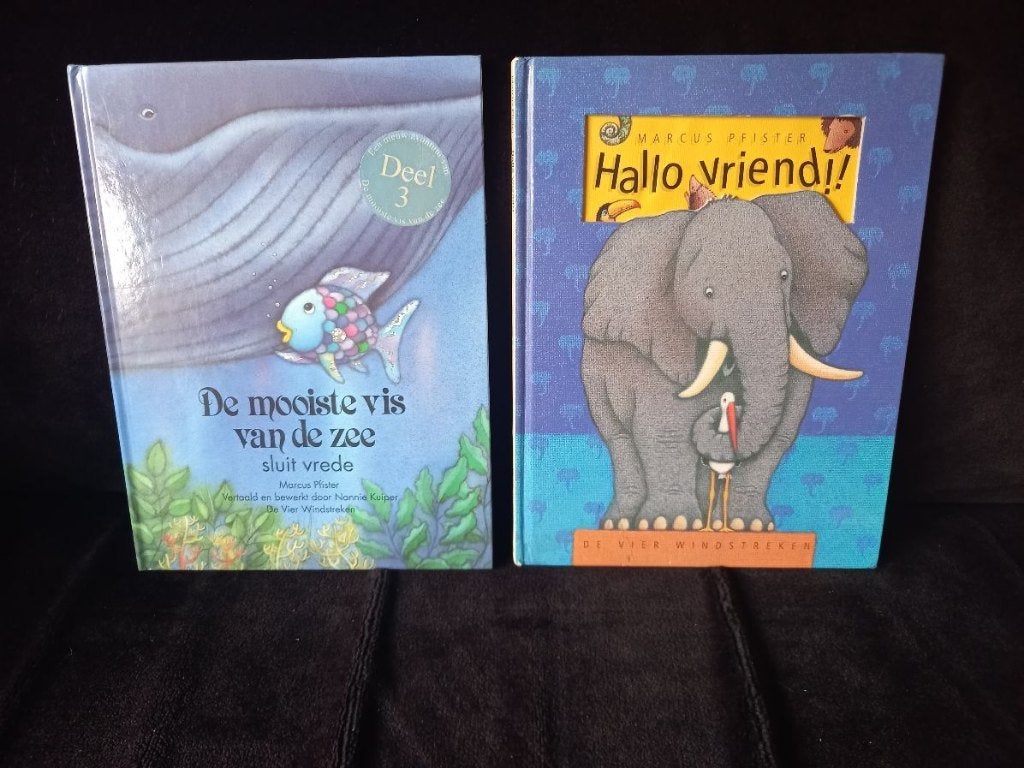 marcus Pfister: hallo vriend,mooiste vis van de zee,, Ophalen of Verzenden, Zo goed als nieuw, Fictie algemeen