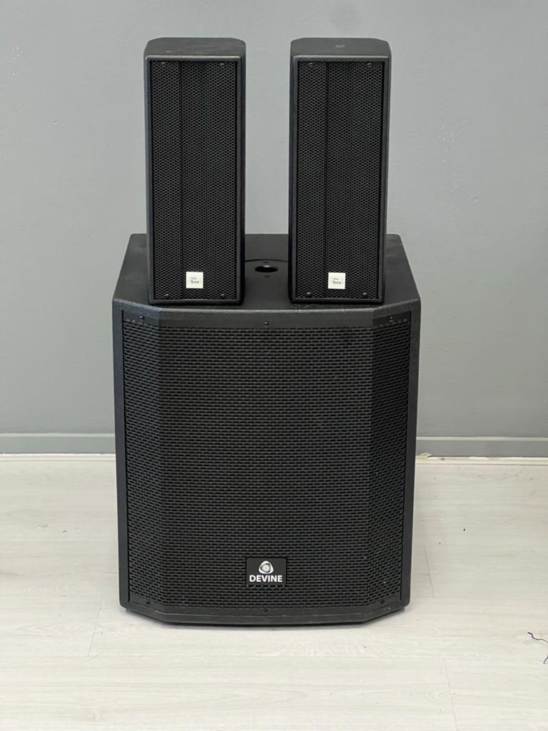 Nieuwe Subwoofer en Speakers PA set, Audio, Tv en Foto, Luidsprekers, Subwoofer, Zo goed als nieuw, 120 watt of meer, Ophalen
