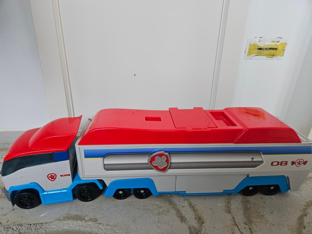 Pawpatrol grote speelbus, Ophalen