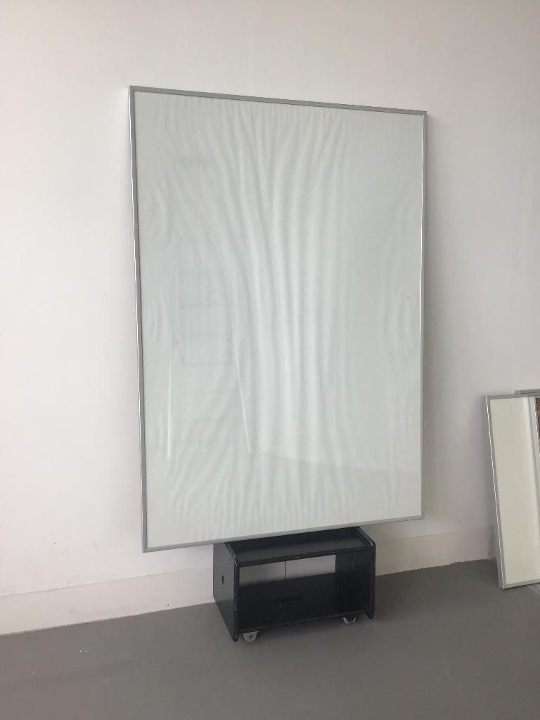 aluminium wissellijst 100x70 kunststof voorzetplaat, Ophalen, 50 tot 75 cm, Metaal of Aluminium, Zo goed als nieuw