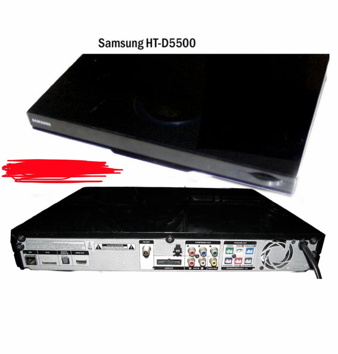 GEZOCHT : Samsung Blu-ray speler HT-D5500, Ophalen of Verzenden, Gebruikt, Samsung