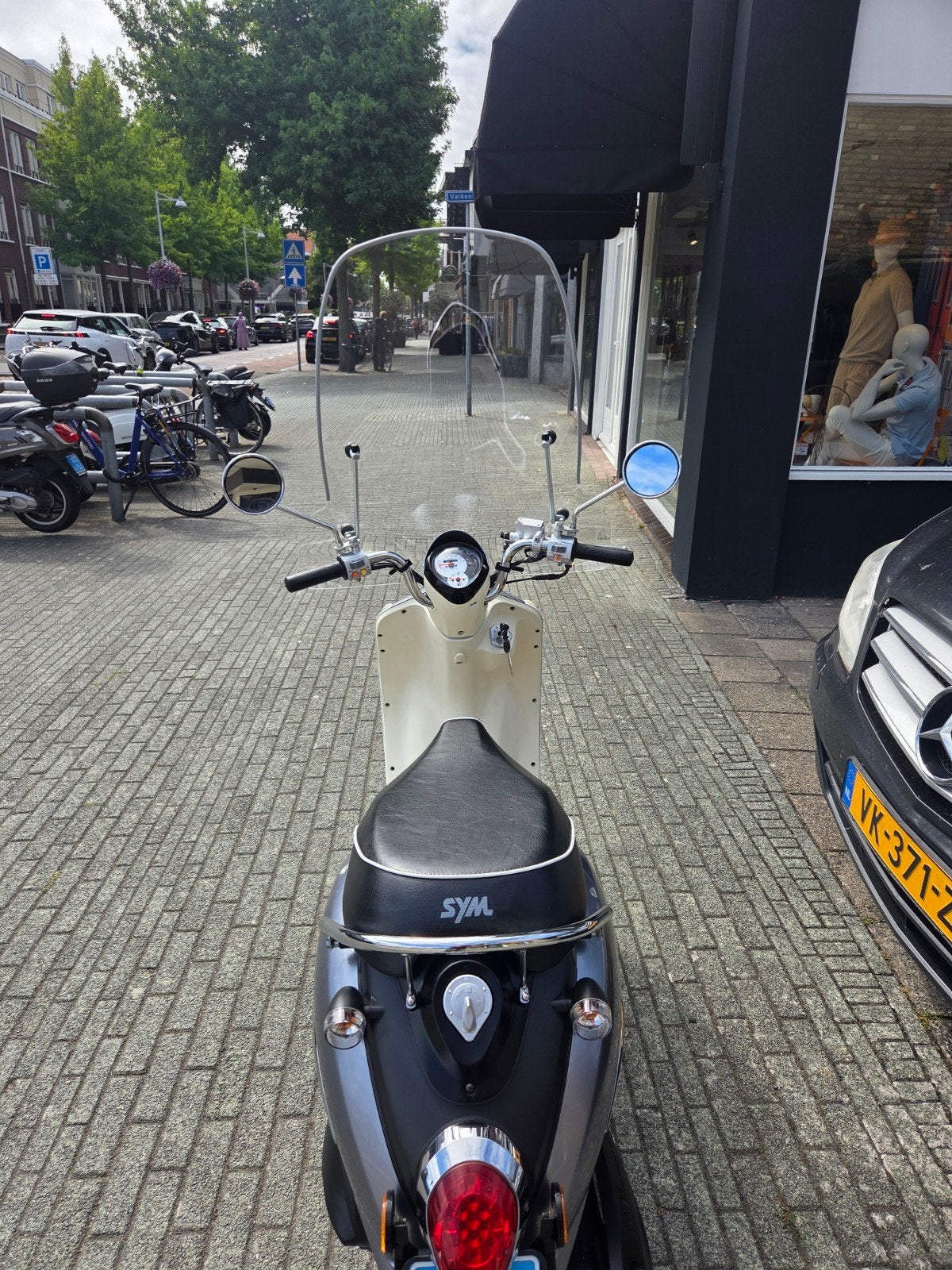 Sym mio 25km 2016 in nieuwstaat, Mio, Ophalen of Verzenden, Zo goed als nieuw, Benzine