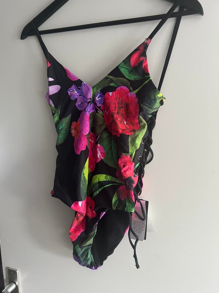 Guess badpak bloemenprint, maat M, Ophalen of Verzenden, Nieuw, Overige kleuren, Badpak