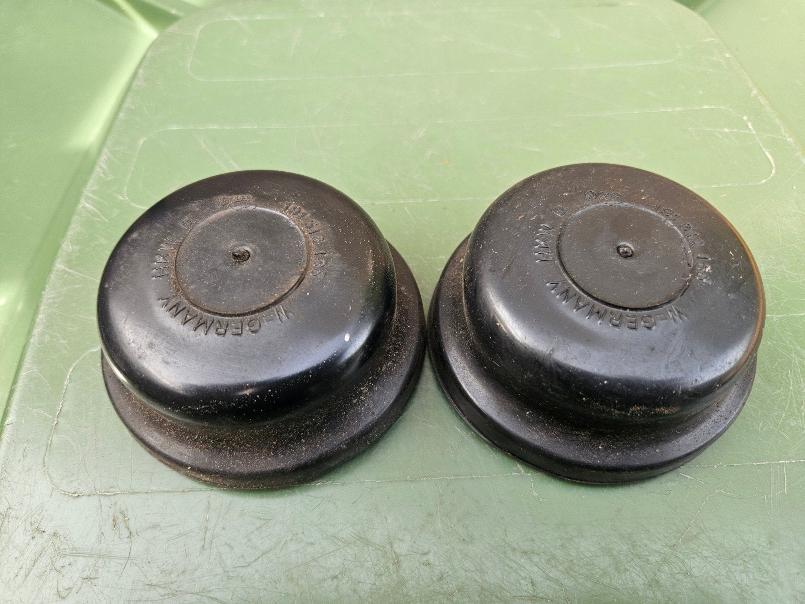 afdekkapjes schokbrekers volkswagen golf type 2., Ophalen of Verzenden
