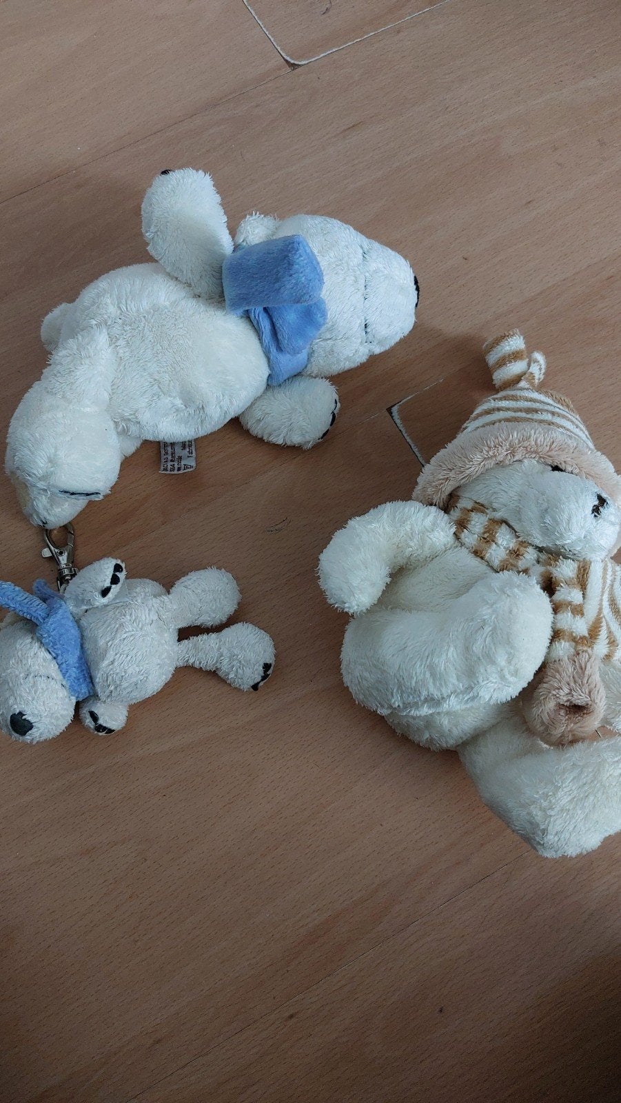 te koop 2 knuffels en sleuthanger beertjes, Ophalen of Verzenden
