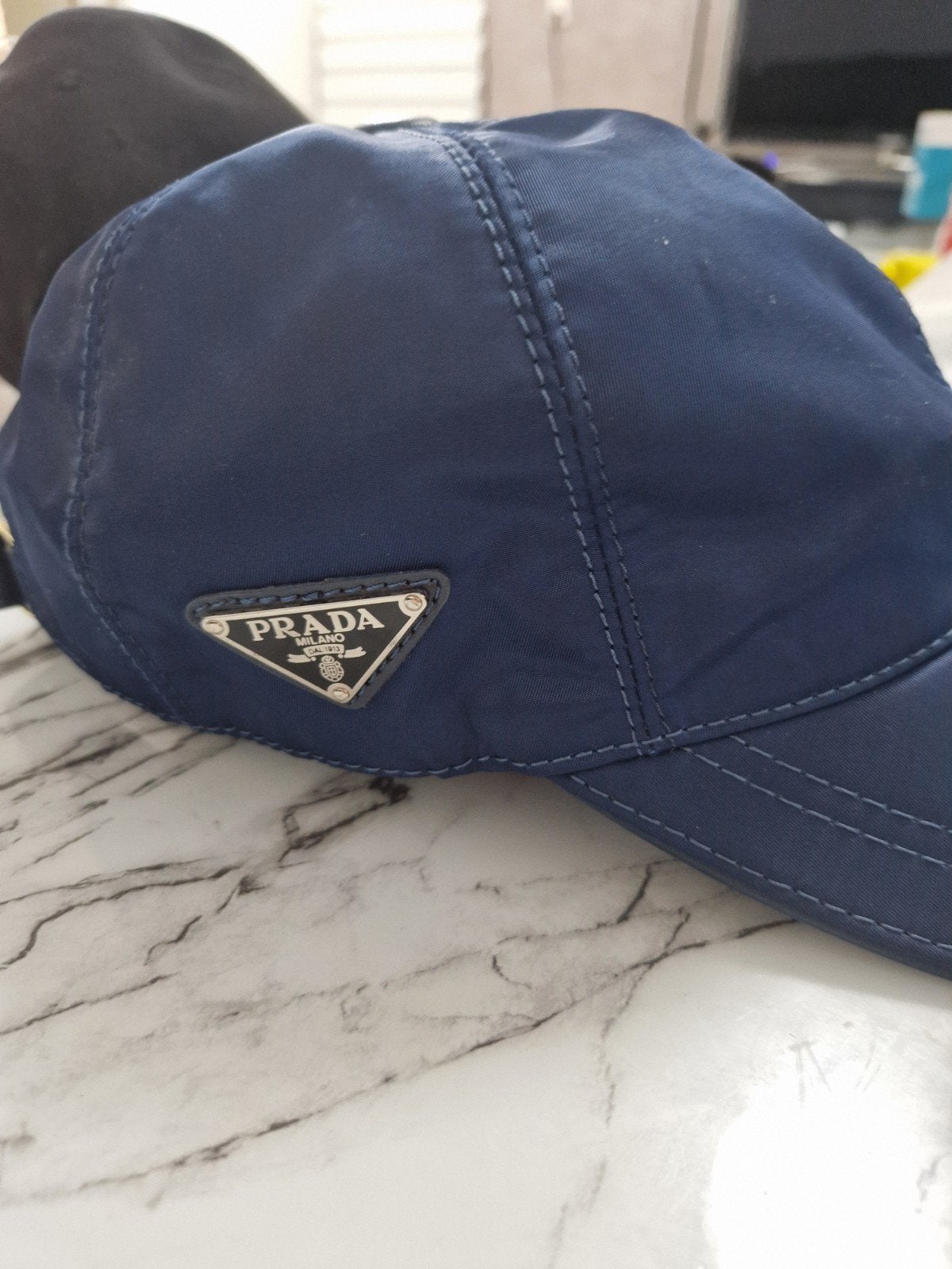 Prada pet - Donkerblauw nylon met logo, Prada, One size fits all, Ophalen of Verzenden, Pet
