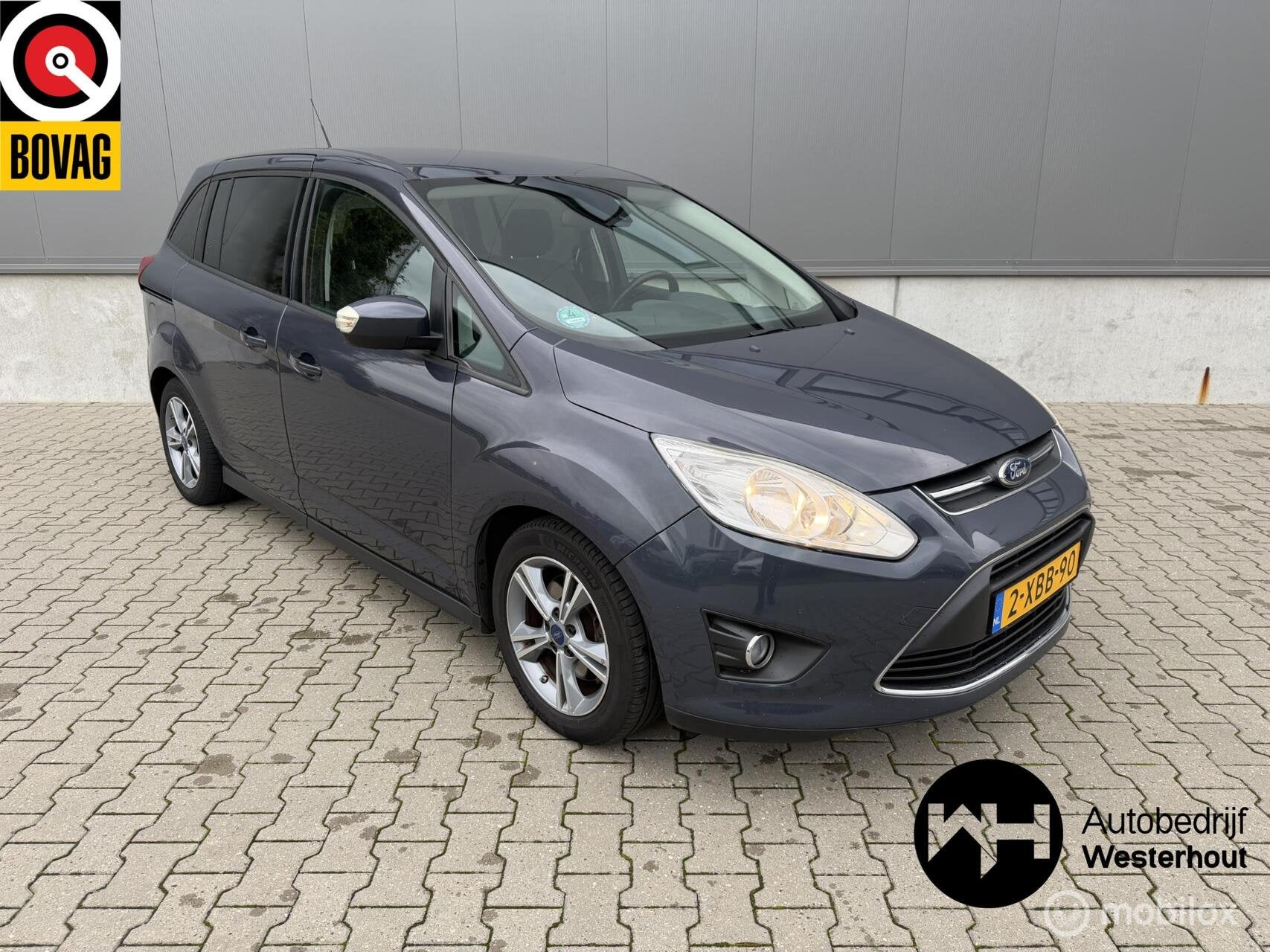 Ford Grand C-Max 1.0 Edition|1E EIGENAAR|NAVI|DEALERONDERHOU, Auto's, Voorwielaandrijving, 125 pk, Gebruikt, Origineel Nederlands