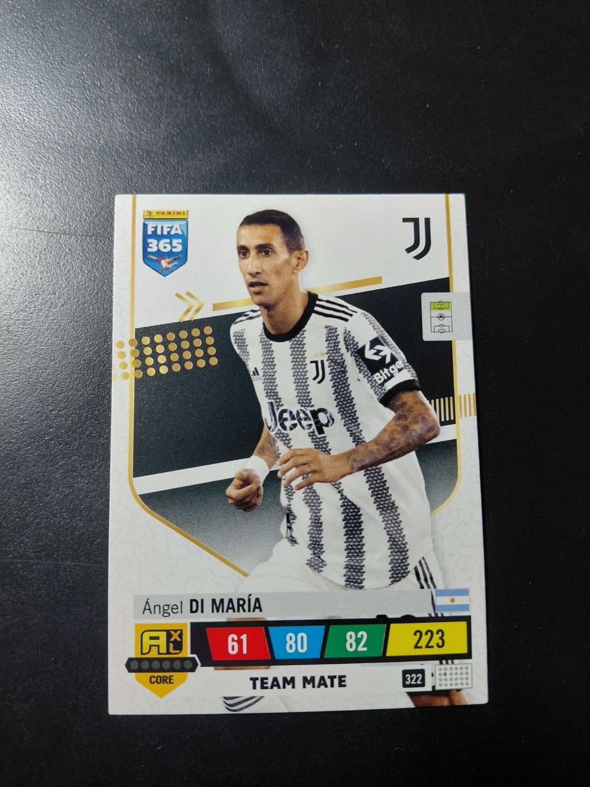 Angel di maria (juventus) panini, Ophalen of Verzenden, Nieuw, Buitenlandse clubs, Poster, Plaatje of Sticker