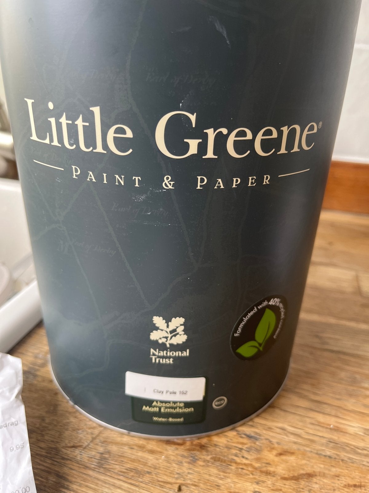 Little Greene Absolute Matt Emulsion - Clay Pale 5L, 5 tot 10 liter, Beige, Nieuw, Ophalen of Verzenden