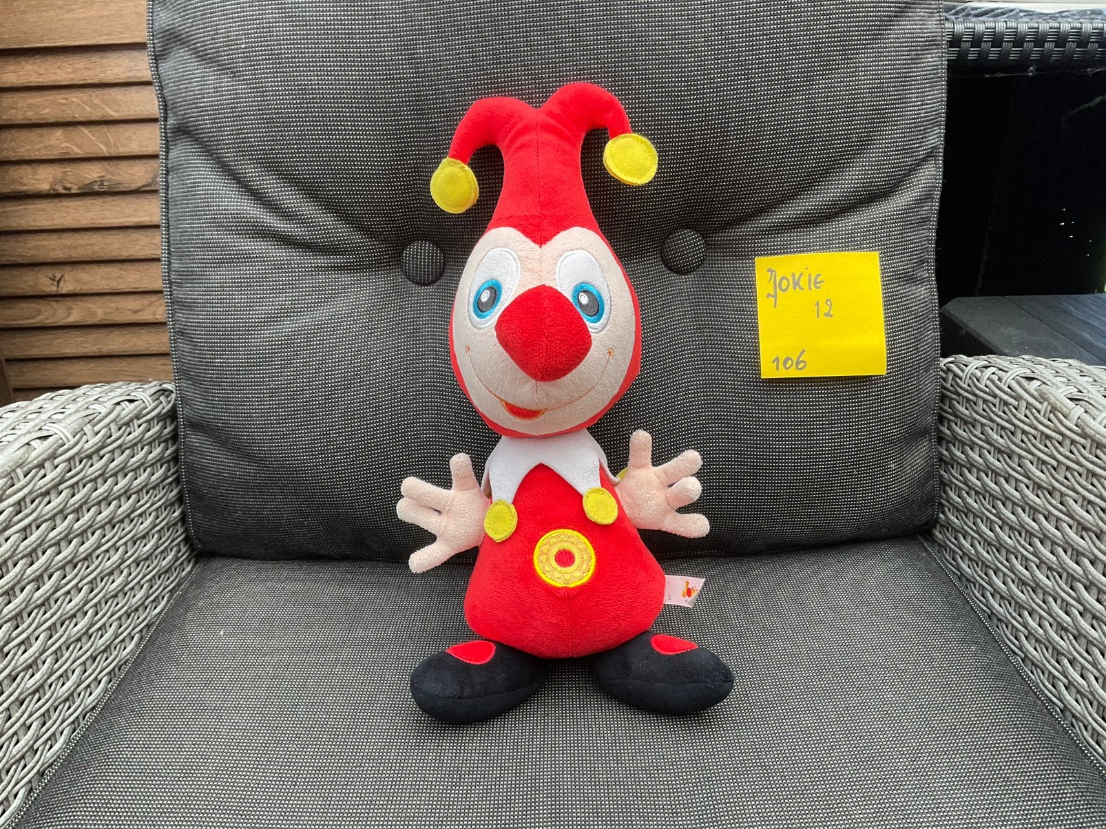 Nieuwe zgan Efteling Jokie knuffel 30/35cm, Ophalen, Nieuw, Beeldje of Poppetje