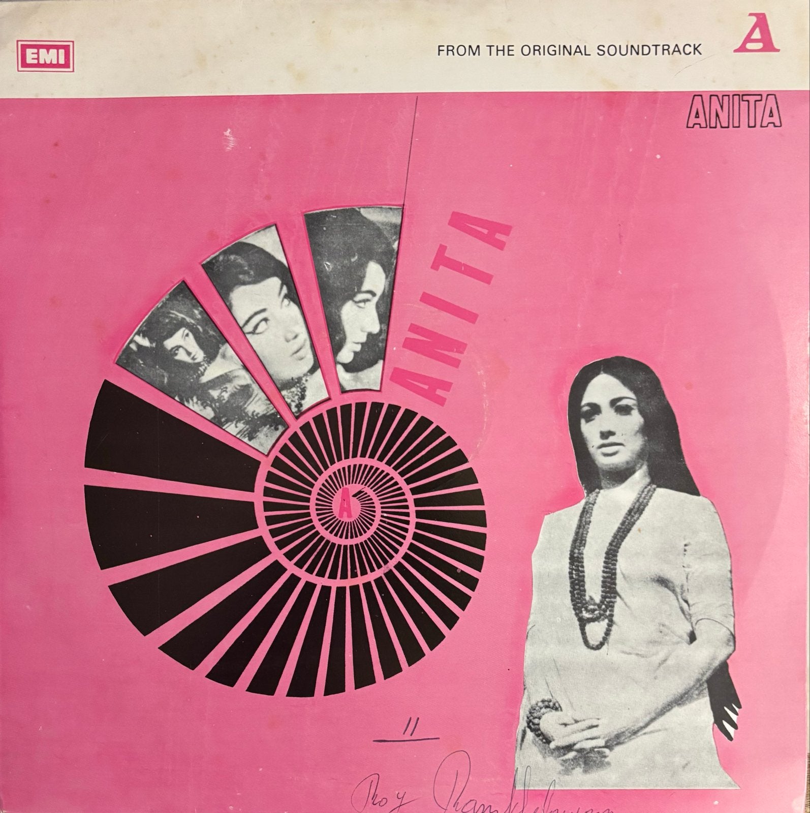 Anita Soundtrack LP - Indiase Bollywood Vinyl, Cd's en Dvd's, Vinyl | Filmmuziek en Soundtracks, Verzenden, Gebruikt, 12 inch