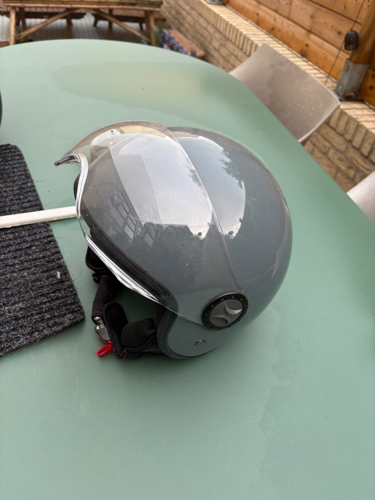 Vito scooterhelm maat L - Grijs, Overige merken, Jethelm, Ophalen of Verzenden, L